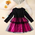 thumbnail image 5 of mgoYE Toddler Baby Girl Pumpkin Printed Tutu Dress Long Sleeve Skirt Outfits Clothes(Red,4-5 Years), 5 of 7