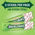 thumbnail image 4 of Wrigley's DOUBLEMINT Gum, Chewing Gum Bulk Pack, 5 Stick (Pack of 80), 4 of 8