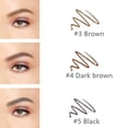 thumbnail image 3 of Lápiz de cejas 3 piezas Maquillaje profesional impermeable Micro lápiz de cejas Kit de cejas con cepillo de cejas y maquinilla de afeitar Lápiz mecánico ultrafino, 3 of 7