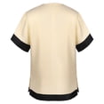 thumbnail image 5 of Viking Tunic Short, Sleeve Medieval Shirt, Belt Roman Knight, Costume Top Historical, Viking Tunic Short Sleeve Medieval Shirt With Belt Roman Knight Costume Top for Movie Night, Beige L, 5 of 6