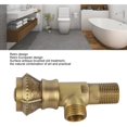 thumbnail image 2 of Válvula de cierre de agua fría y caliente de latón vintage de estilo europeo para lavabo de baño, cocina, inodoro, 2 of 5