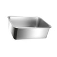 thumbnail image 4 of oshhni Cat Stainless Steel Bedpan Splashproof Open Top Sturdy Sand Basin Height 15cm, 4 of 9