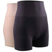 DREAM SLIM Women's High-Waist Seamless Body Shaper Briefs Firm Tummy Control Slimming Shapewear Panties Girdle Shaper Shorts