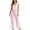 01 Pink, variant on Fewfanhot Women Pajama Sets Summer Vacation Outfits Cap Sleeve Tops Lounge Matching Sets Clothing Beach Fashion Clothes