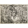 thumbnail image 3 of Anonymous 18x14 Black Modern Framed Museum Art Print Titled - Painting, Sculpture, and Architecture, Banned by the Turks, Withdrawn to Olympus (1600 - 1699), 3 of 5