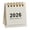 White, variant on Tibvox 2025 Desktop Calendar Yearly Time Manegement Desk Decoration Simple For Students And Homemakers