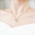 thumbnail image 3 of YUEHAO accessories Necklaces Pendants Women's Fashion Heart Letter Necklace 26 Letters Love Clavicle Neck Chain T, 3 of 4