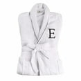 thumbnail image 2 of Superior Cotton Adult Unisex Embroidered White Bathrobe, Small-Medium, E, 2 of 5