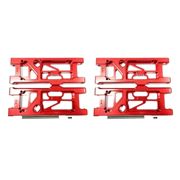 Ounissouiy Brazo oscilante inferior trasero para Rc ARRMA 1/5 Mano de obra exquisita Brazo oscilante inferior trasero para RC ARRMA 1/5 rojo rojo 2Conjunto