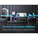 thumbnail image 5 of Miniproyector KEJOG Native 1080P 4K compatible con Bluetooth 5.2, 5 of 7