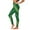 Green, variant on Vekome Green Womens Leggings Plus Size St Patricks Day High Waisted Yoga Pants Seamless Striped Lightweight Running Tights L