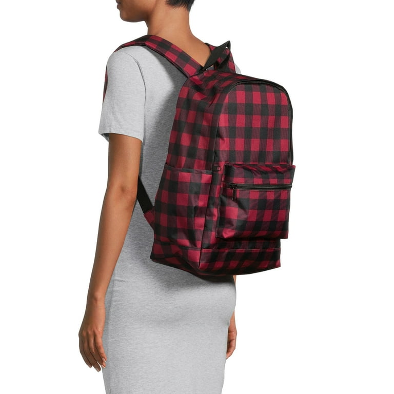 Plaid backpack cheap
