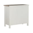 Powell Brighton Chest, White/Driftwood Tones
