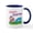 White/Navy Inside, variant on CafePress - Happy Easter Mug - 11 oz Ceramic Mug - Novelty Coffee Tea Cup