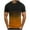 Orange, variant on AIEOTT Mens Gradient Color Shirt Crewneck Casual Top Tie Dye Short Sleeve Shirt Big and Tall Pullover Shirts Summer Loose Fit Tops