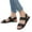 Black, variant on Oyedens Sandals For Women Comfort Waterproof Elastic Slip On Flats Sandals Non Slip Slingback Walking Work Sandals Summer Casual
