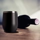 thumbnail image 5 of Juego de tazas de cáscara de huevo de acero inoxidable 304 de 12 oz, taza de aislamiento de vino de gran barriga en forma de U con cubierta de taza de pajita, cepillo negro, 5 of 10