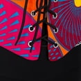 thumbnail image 5 of African Print Waist Corset Belt Button Skirts for Women Ladies Lace-Up Belts SP039, 5 of 5