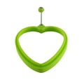 thumbnail image 1 of Agiferg Silicone Heart-shaped Rings Pancake Mold With Handles Nonstick Frying, 1 of 5