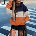 thumbnail image 4 of Sudadera con Capucha de Larga con Estampado de Leopardo de Gran Tamaño para Mujer y Hombre, Estilo Y2K Naranja XXL, 4 of 5