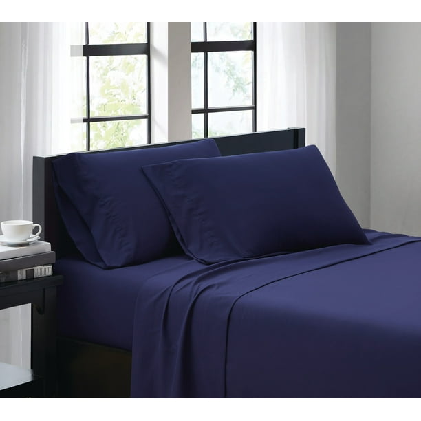 Truly Soft Everyday Navy Queen Sheet Set