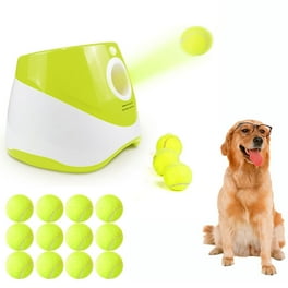Ball Thrower for Dogs Interactive dog fetch machine Automatic Ball Launcher for Dogs with 12 Tennis Balls Dog Ball Thrower Machine with 10 30Ft 3 Launching Distance for Small Dogs Indoor Outdoor Walma...