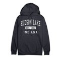 thumbnail image 1 of Hudson Lake Indiana Classic Established Premium Cotton Hoodie, 1 of 1