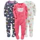 thumbnail image 1 of Pijamas Simple Joys de Carter's Girls, paquete de 3 unidades, algodón 3T, 1 of 1