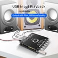 thumbnail image 4 of Sidaley ZK-HT21 Módulo de amplificador de potencia digital compatible con Bluetooth Subwoofer de tono de 2,1 canales 2X160W Sonido de entrada Sistemas de cine en casa, 4 of 6