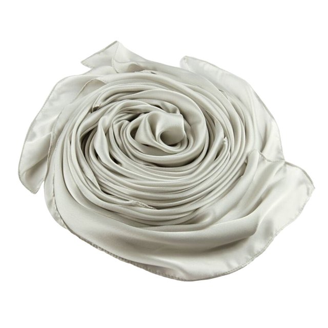 Sonducket Bufanda de mujer bloqueador solar chal de playa de seda elegante pañuelo para el cuello cubierta de ropa accesorio hermoso para exteriores gris Type3 NO3 Sonducket AP009498-10