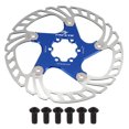 thumbnail image 1 of 180mm Bicicleta Flotante Disco Freno Rotor con 6 Pernos para MTB Azul, 1 of 1