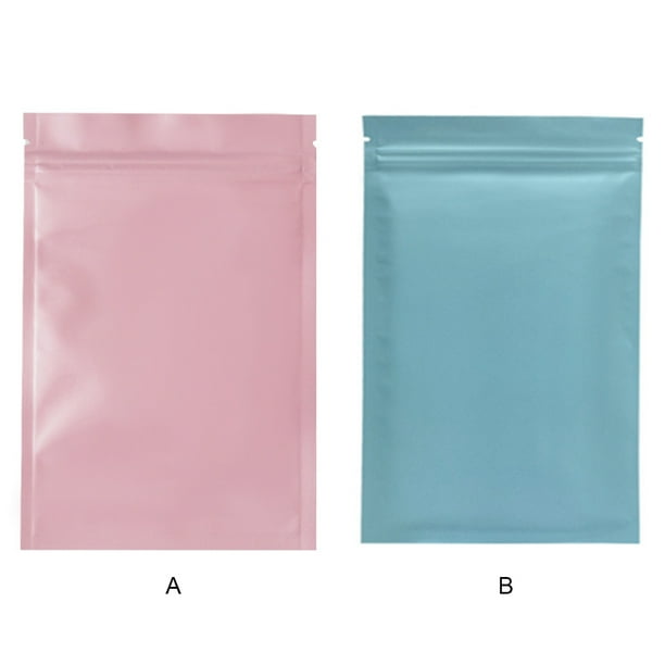 Paquete De 100 Bolsas Con Cierre Hermético (Zip) - Transparentes/Blancas - Para Alimentos, Piezas O Organización