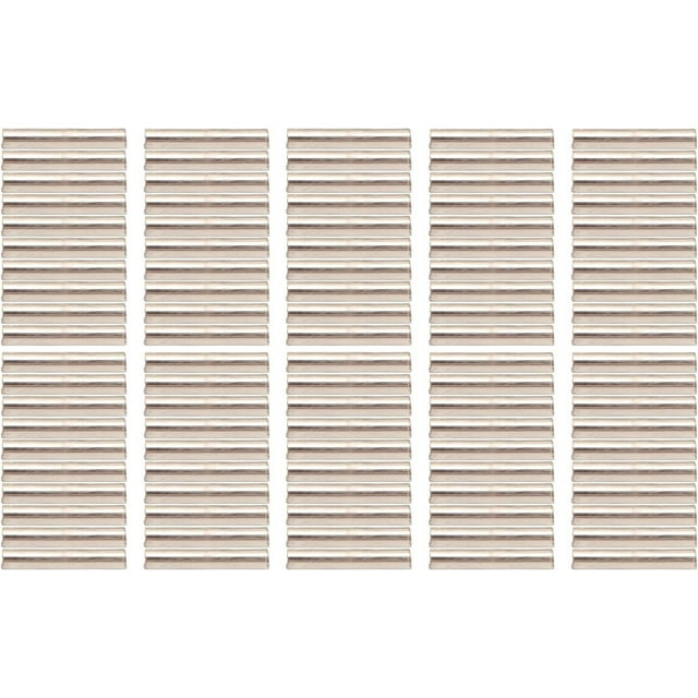 HUGFEGWE Single Barrel Crimp Sleeves Kit Strong corrosions Resistant Fishing Line Tube Connectors 100 Pcs CJB91-51561