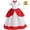 White with Headband, variant on FYMNSI Kids Girls Peach Princess Costume Dress Pink Princess Dress Donkey Kong Costume Dress Outfits with Crown 5-6 Years Pink