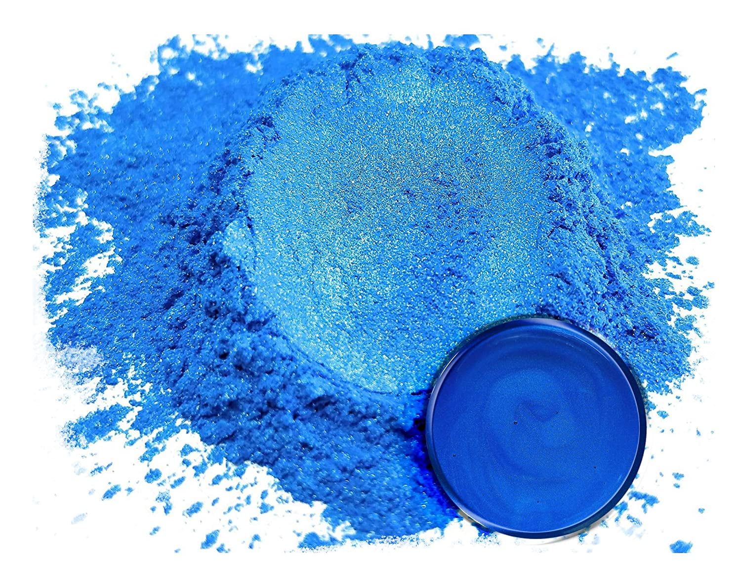 Mica Powder Pigment “Pacific Blue” (25g) Multipurpose DIY Arts and Crafts  Additive  Woodworking, Epoxy, Resin, Natural Bath Bombs, Paint, Soap, Nail  Polish, Lip Balm (Pacific Blue, 25G) 