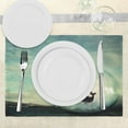 thumbnail image 3 of Ambesonne Nature Place Mats Set of 4, Whales and Pollution, Standard Size, Multicolor, 3 of 6