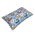thumbnail image 2 of Haiem Pillowcase for Hair and Skin Queen - Dogs With Pool Floats Printed Soft Pillowcase with Envelope Closure-16"x24", 2 of 8