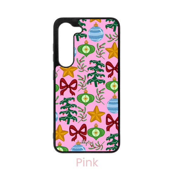 abbyrose Quilted Christmas Galaxy Phone Case for Galaxy s23 FE