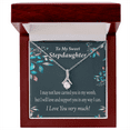 thumbnail image 4 of To My Stepdaughter Love & Support Alluring Ribbon Necklace Message Card, 4 of 20