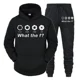 thumbnail image 2 of Conjunto de 2 piezas de sudadera y pantalones básicos y divertidos para fotógrafos para hombres 2024, ropa deportiva a juego para viajes con cámaras DSLR para amantes de los hombres, 2 of 4