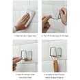 thumbnail image 3 of Organizador Escurridor de esponja de acero inoxidable, 2 uds., gancho organizador de paños de cocina autoadhesivo, 3 of 5