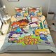 thumbnail image 1 of Todos Crecidos Conjunto de sábanas temático, trío de piezas, cómodo y amigable con la piel, diseño único, regalo de decoración para el hogar para familiares, amigos y fans,140cm *210cm, 1 of 6