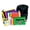 Black, variant on School Supply Boxes | 17" Clear Backpack Bundle for High School