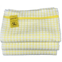Samuel Lamont Poli-Dri 3-Piece Famous Kitchen Tea Towel Set 100% Cotton Ultra Absorbent