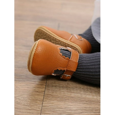 

Ochine Toddler Baby s Sneakers Soft Anti-Slip Sole PU Crib Shoes for Infant Newborn Prewalker 0-18M