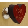 thumbnail image 2 of IBA Indianbeautifulart Boutons Rouges Gravés Lot de 10 Boutons de Porte en Bois pour Tiroir, 2 of 3