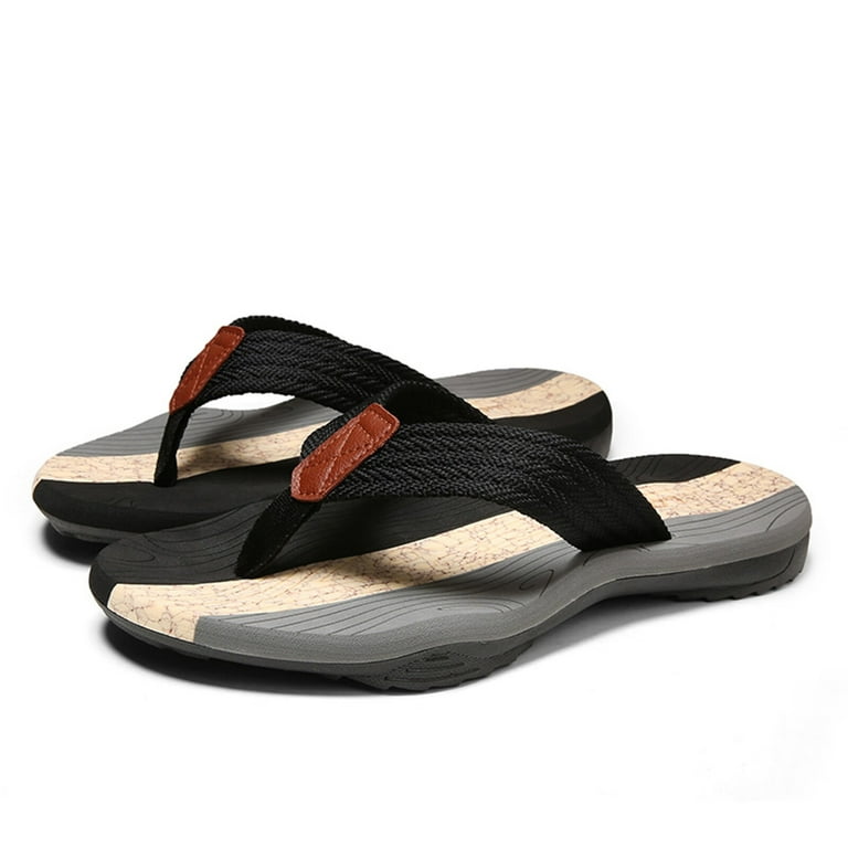 Beach sandals sales mens walmart