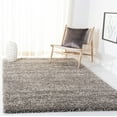 thumbnail image 3 of SAFAVIEH Hudson Shag Jadyn Striped Area Rug, Grey/Ivory, 4' x 6', 3 of 8