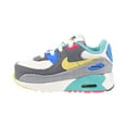 thumbnail image 4 of Nike Air Max 90 Leather (TD) Toddler's Shoes Phantom-Celery-Iron Grey dq7762-001, 4 of 6