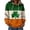 19#Orange, variant on Women's St Patricks Day Sweatshirt Long Sleeve Crewneck Irish Shamrock Print Hoodie Plus Size Saint Patricks Shirt Orange XL